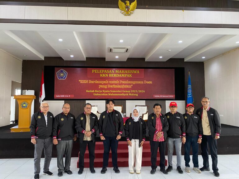 Universitas Muhammadiyah Malang Resmi Melepaskan Mahasiswa Peserta KKN Berdampak
